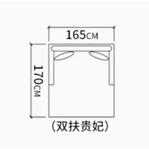 Modular Sectional Velvet Puffs Compressed Bed Sofa - Single Chaise - 165 cm - Compressed Sofa