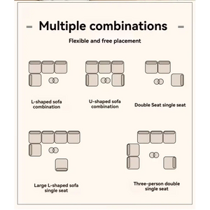 Modular Velvet Floor Sofa L-Shaped Japandi Design - view 22