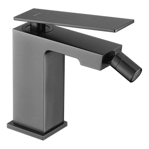 Pisa Black Gun Metal Single Lever Bidet Mixer, main product view