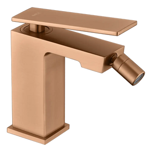 Pisa Brushed Rose Gold Bidet Mixer Single Handle, main product view