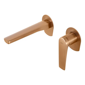 Brushed Rose Gold Single Lever Sink Mixer Faucet, main product view