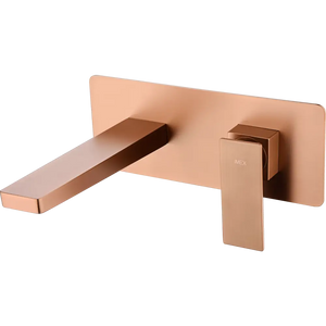 Pisa Brushed Rose Gold Single Lever Basin Faucet, main product view