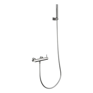 Monza Brushed Nickel Shower Kit Single Handle Mixer, main product view