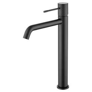 Matte Black Tall Basin Faucet Single Handle, main product view