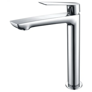 Luxor Chrome Tall Basin Mixer Single Lever Faucet, main product view