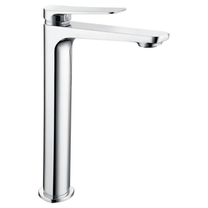 Naples Tall Chrome Sink Mixer Modern Bathroom Faucet, main product view