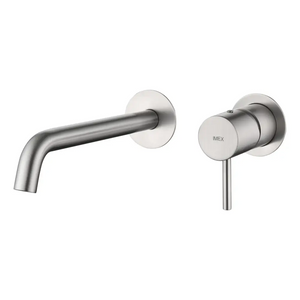 Brushed Nickel Built-in Sink Mixer Faucet, main product view