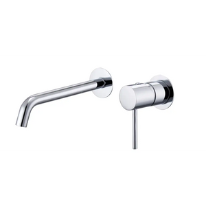 Chrome Single Lever Bathroom Sink Faucet Modern Minimalist, main product view