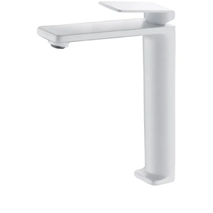 Matte White Extra-High Single-Lever Sink Faucet, main product view