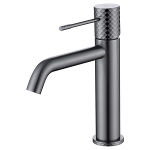 Black Gun Metal Single Lever Basin Mixer Faucet, main product view