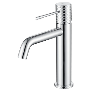 Genova Chrome Single Handle Bathroom Sink Faucet, main product view