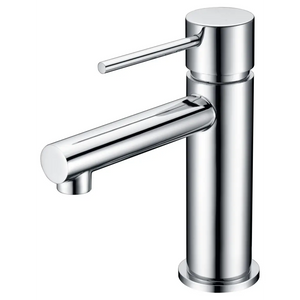 Milos Chrome Single Lever Basin Mixer Faucet, main product view