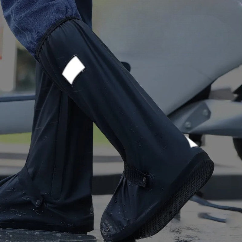 Cubierta protectora impermeable de goma antideslizante para botas