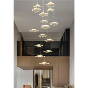 Nordic Circular Modern Chandelier Pendant Lamp - view 9