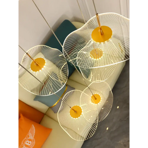 Nordic Circular Modern Chandelier Pendant Lamp - view 3