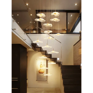 Nordic Circular Modern Chandelier Pendant Lamp - view 12