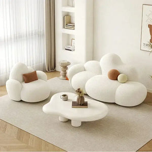 Nordic Cloud Shaped Compressed Modern Sofa - Compressed Sofa
