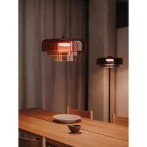 Nordic Glass LED Pendant Light Fixture with Touch Control - view 14