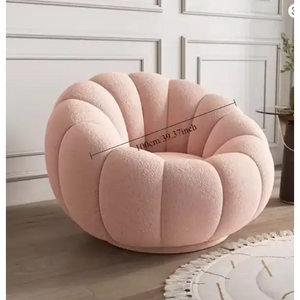 Nordic Lazy Pumpkin Cloud Sofa Chair - Pink - 100 cm - Sofa