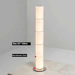 Nordic LED Stand Lighting Smoke Glass Floor Lamp - Floor Lamp