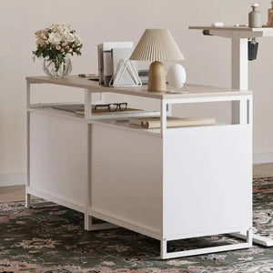 Open Storage Executive Standing Desk Cabinet - Cabinet