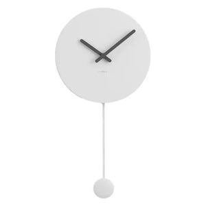 Nordic Pendulum Wall Clock Round Minimalist Design - view 7