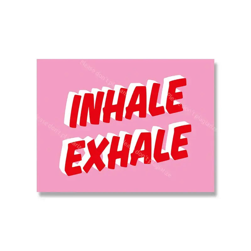 Pink Canvas Wall Art with Inspirational Messages - view 2