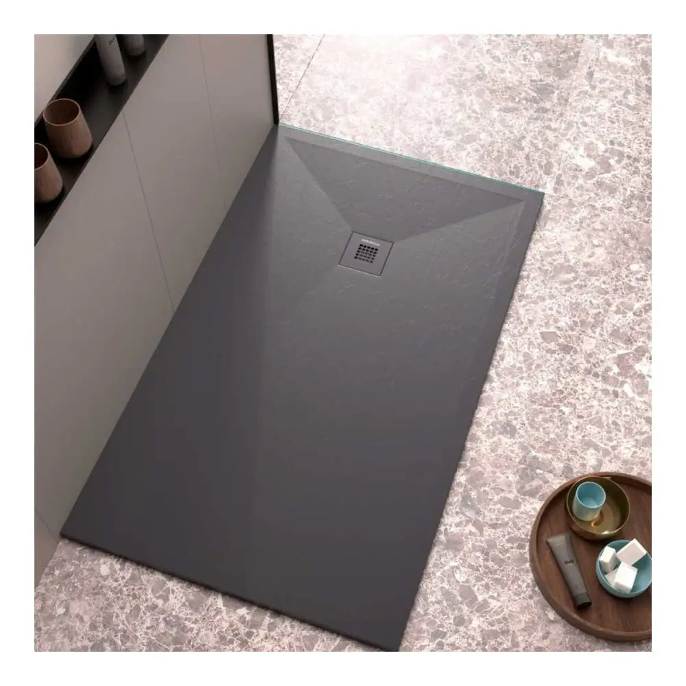 Classic Shower Tray Smooth Texture - Black / 80X70 - Bathroom