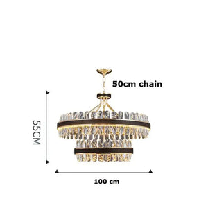 Postmodern Oval LED Chandelier Contemporary Lighting - view 11