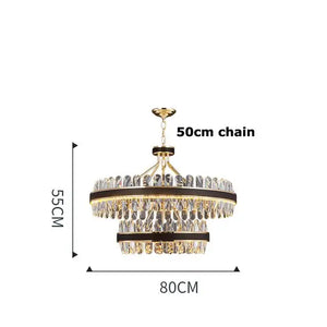 Postmodern Oval LED Chandelier Contemporary Lighting - view 13