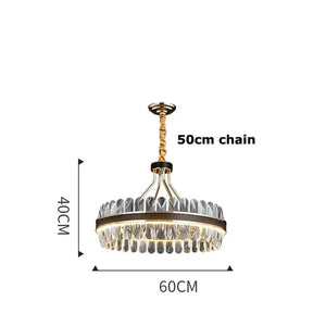 Postmodern Oval LED Chandelier Contemporary Lighting - view 7
