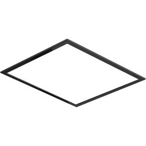 Matte Black Shower Frame 40x40 cm Modern Bathroom, main product view
