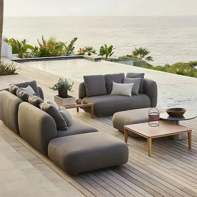 Premium Outdoor Patio Sofa with Waterproof Cushions - view 2