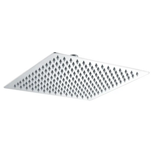 Square Chrome Shower Head 25x25cm Modern Bathroom, main product view