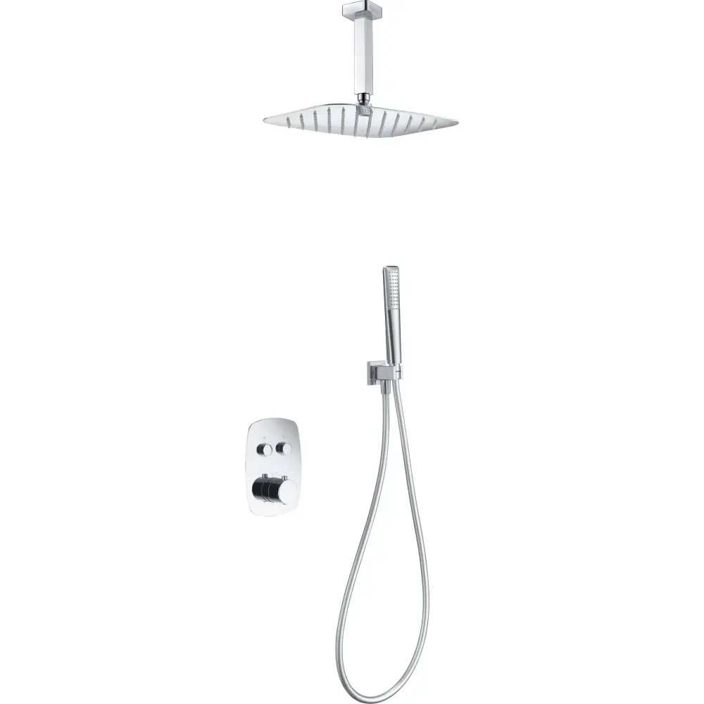 Conjunto De Ducha Empotrado Termostático Feroe - Shower Set