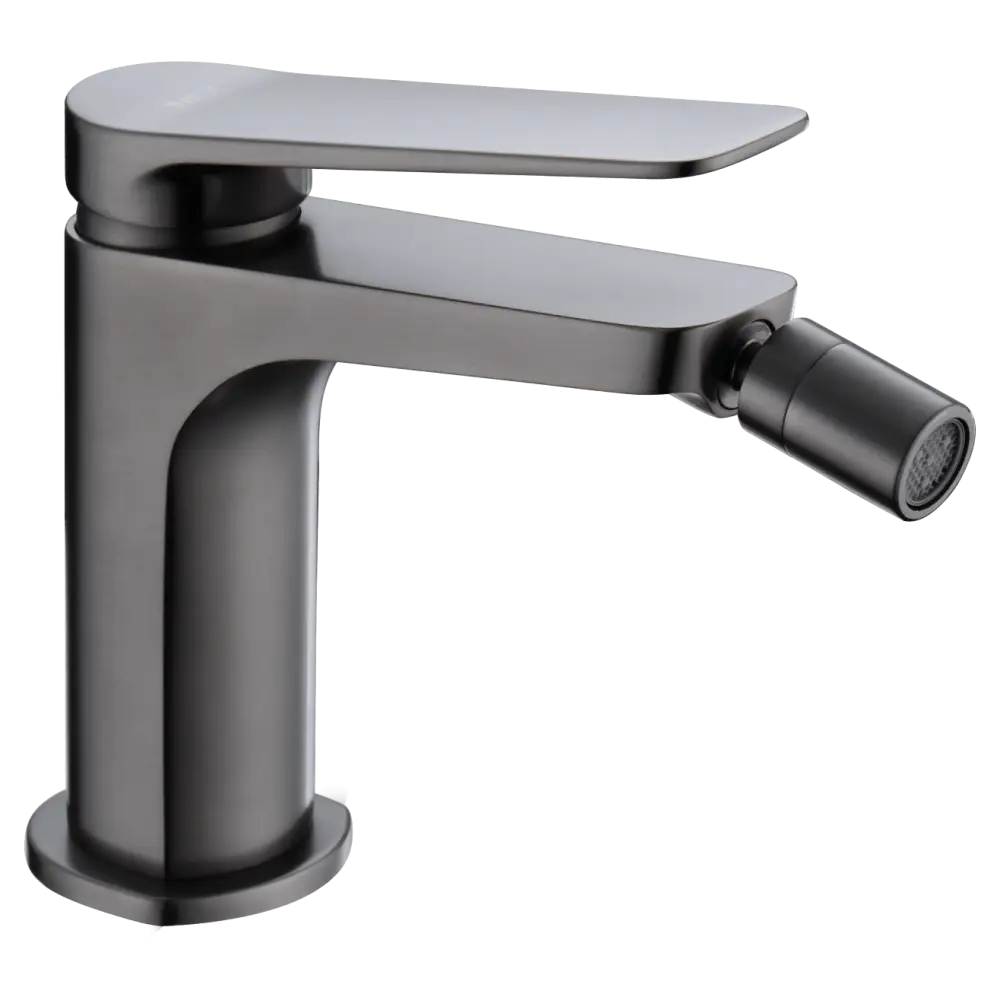 Single-Handle Bidet Naples Black Gun Metal | IMEX - Bidet