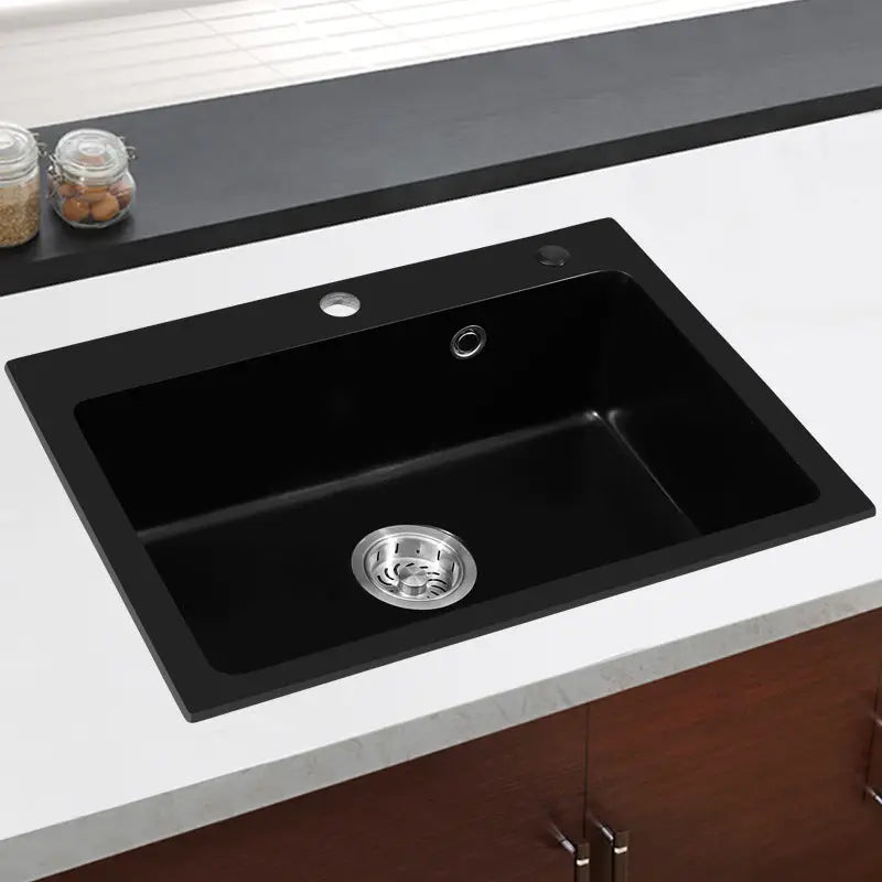 Stone Single Bowl One Piece Kitchen Sink - Kitchen Sink