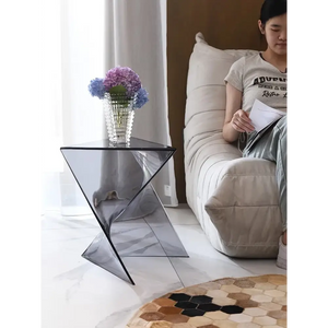 Triangular Modern Side Table Minimalist Design - view 2