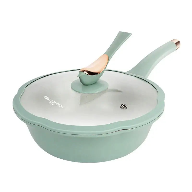32cm Non-Stick Frying Pan with Tempered Glass Lid - view 2