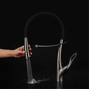 Touch Switch Cold Hot Dual Control Magnetic Sink Faucet - Kitchen Faucets