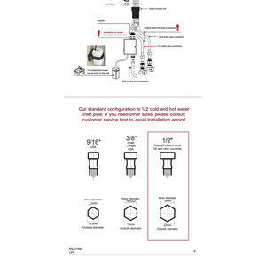 Touch Switch Cold Hot Dual Control Magnetic Sink Faucet - Kitchen Faucets