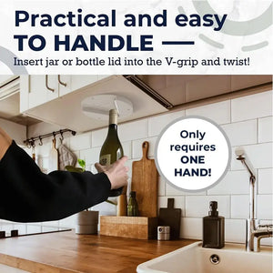 Under Cabinet Easy Grip Bottle Jar Opener - view 2
