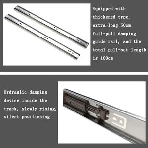 Up Down Pull Down Storage Spice Racks Wall Cabinet - Kitchen Essentials