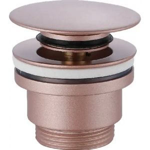 Champagne Click-Clack Valve for Bathroom Sink, main product view