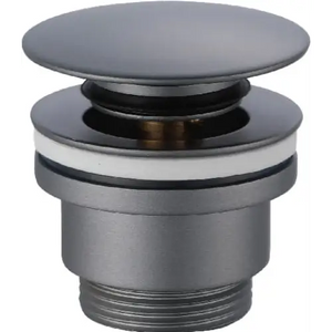 Matte Gray Click-Clack Valve Modern Bathroom, main product view