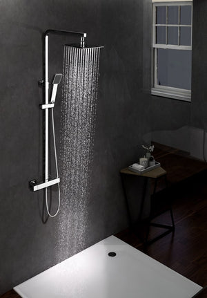 Vigo Thermostatic Shower Set Chrome Finish, view 2