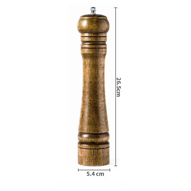 Wooden Salt Pepper and Spice Grinder Ceramic Grinder - Large - Kitchen Utensils