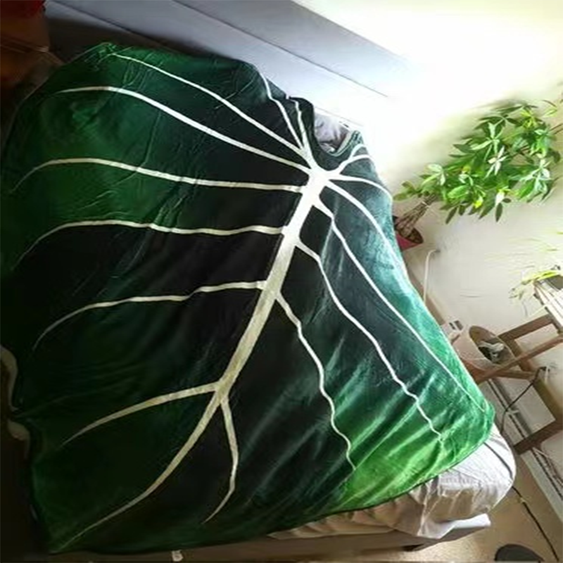 Manta de cama de hoja Gloriosum