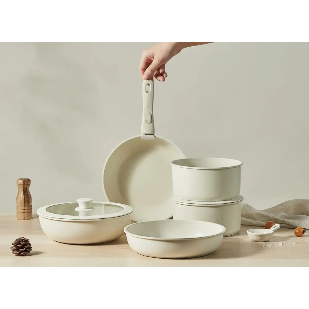 11–15 Piece Detachable Non Stick Pan Pot Cookware Set - Cookware set