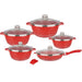 12 piece set - Red